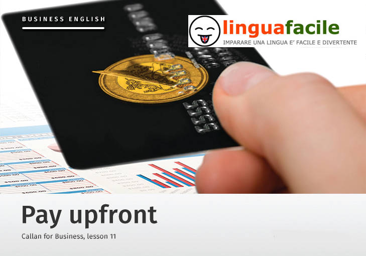 Pay upfront