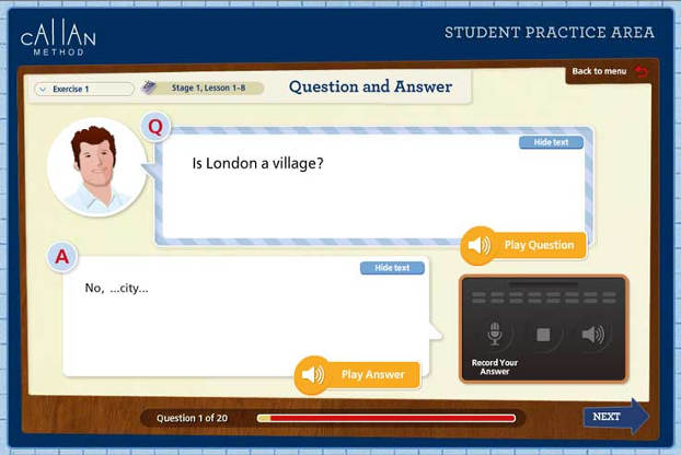 Guida metodo Callan online per ripassare